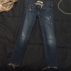 Hollister ripped jeans